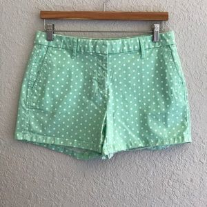 ELLE Mint Green with White Polka Dot Shorts